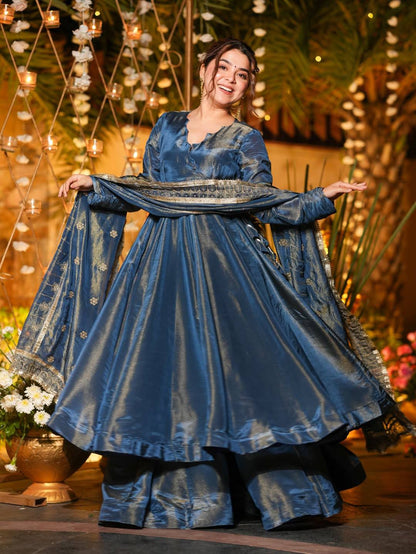 Amrapali Trend Elite Fancy Style Vichitra Silk Anarkali – Wedding & Party Wear