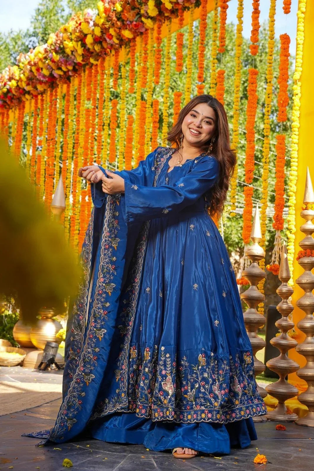 -54%   Amrapali Trend Aamani Floral Anarkali Anarkali Suit Set