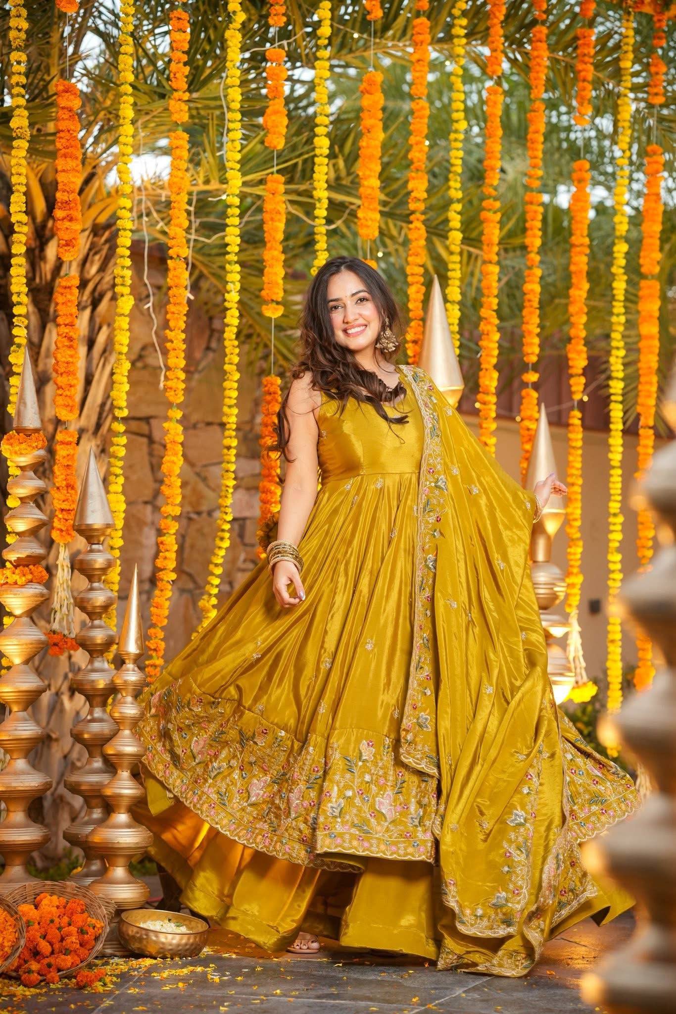Amrapali Trend Royal Look Natural Crepe Silk Anarkali Suit