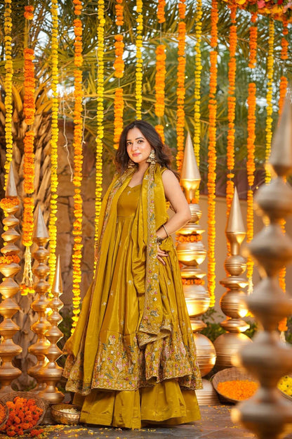 Amrapali Trend Royal Look Natural Crepe Silk Anarkali Suit