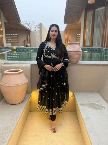 Amrapali Trend Elegant Party Wear Anarkali Suit | Heavy Flair Designer Collection