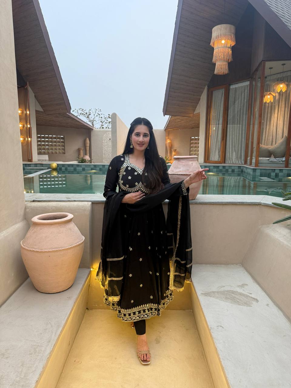 Amrapali Trend Elegant Party Wear Anarkali Suit | Heavy Flair Designer Collection