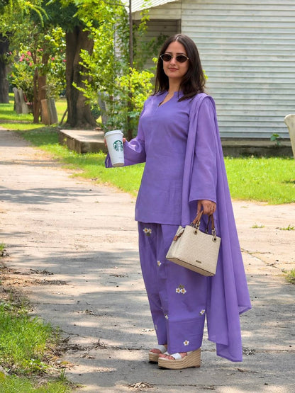 Presenting New Designer Mal Chanderi Cotton Farshi Salwar Suit