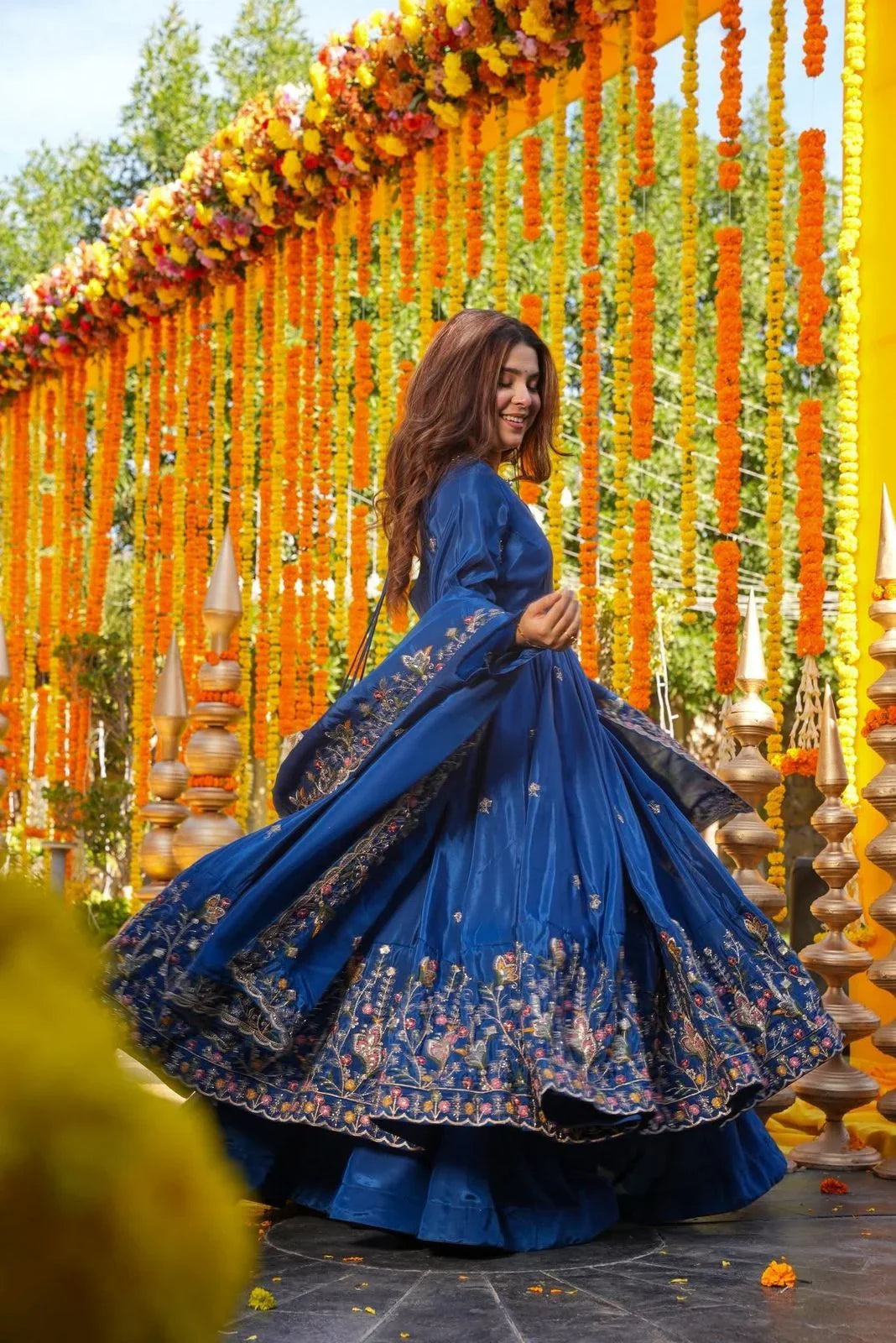 -54%   Amrapali Trend Aamani Floral Anarkali Anarkali Suit Set