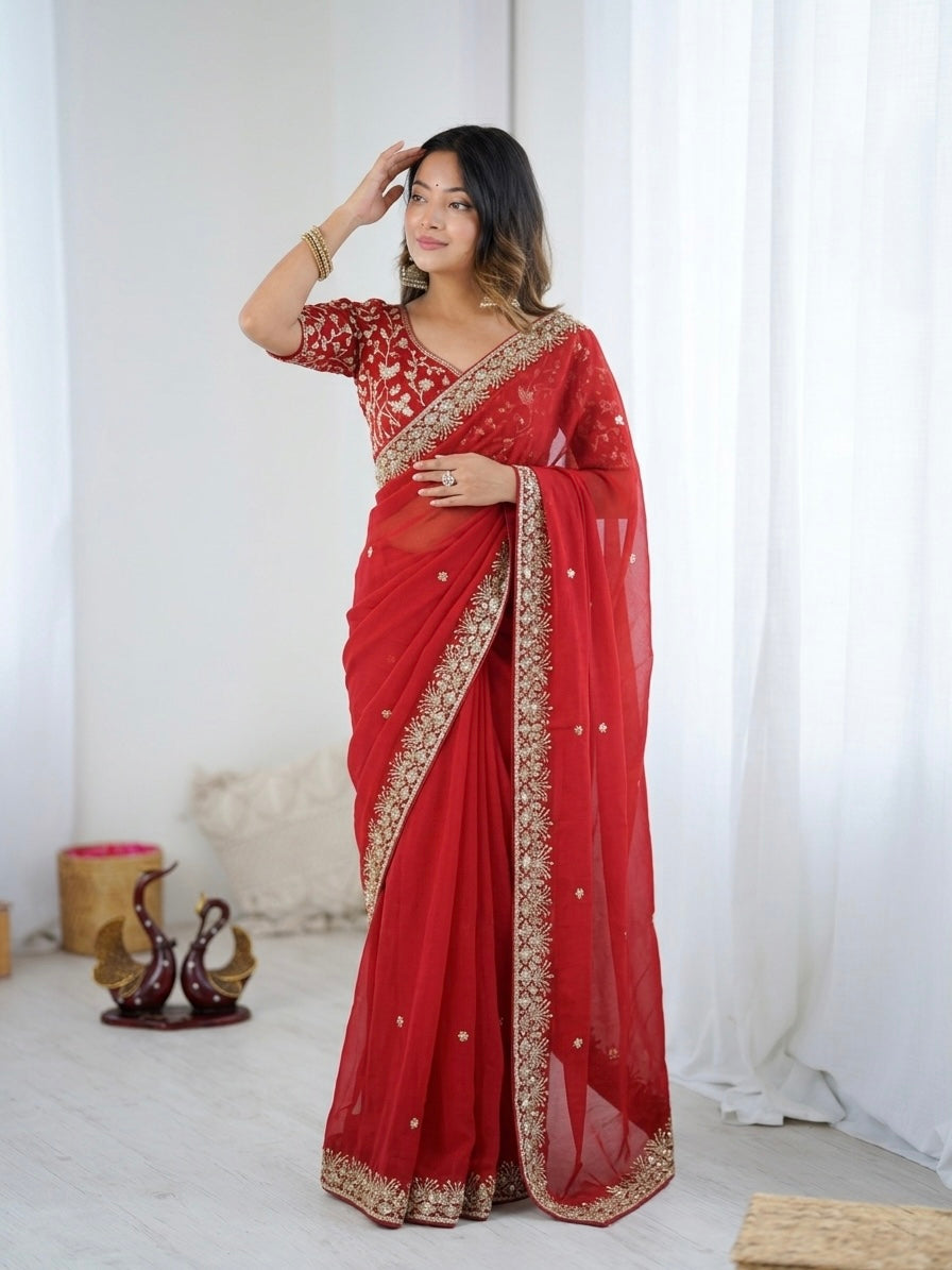 ✨ FESTIVE SPECIAL PREMIUM SEQUINS SAREE COLLECTION ✨