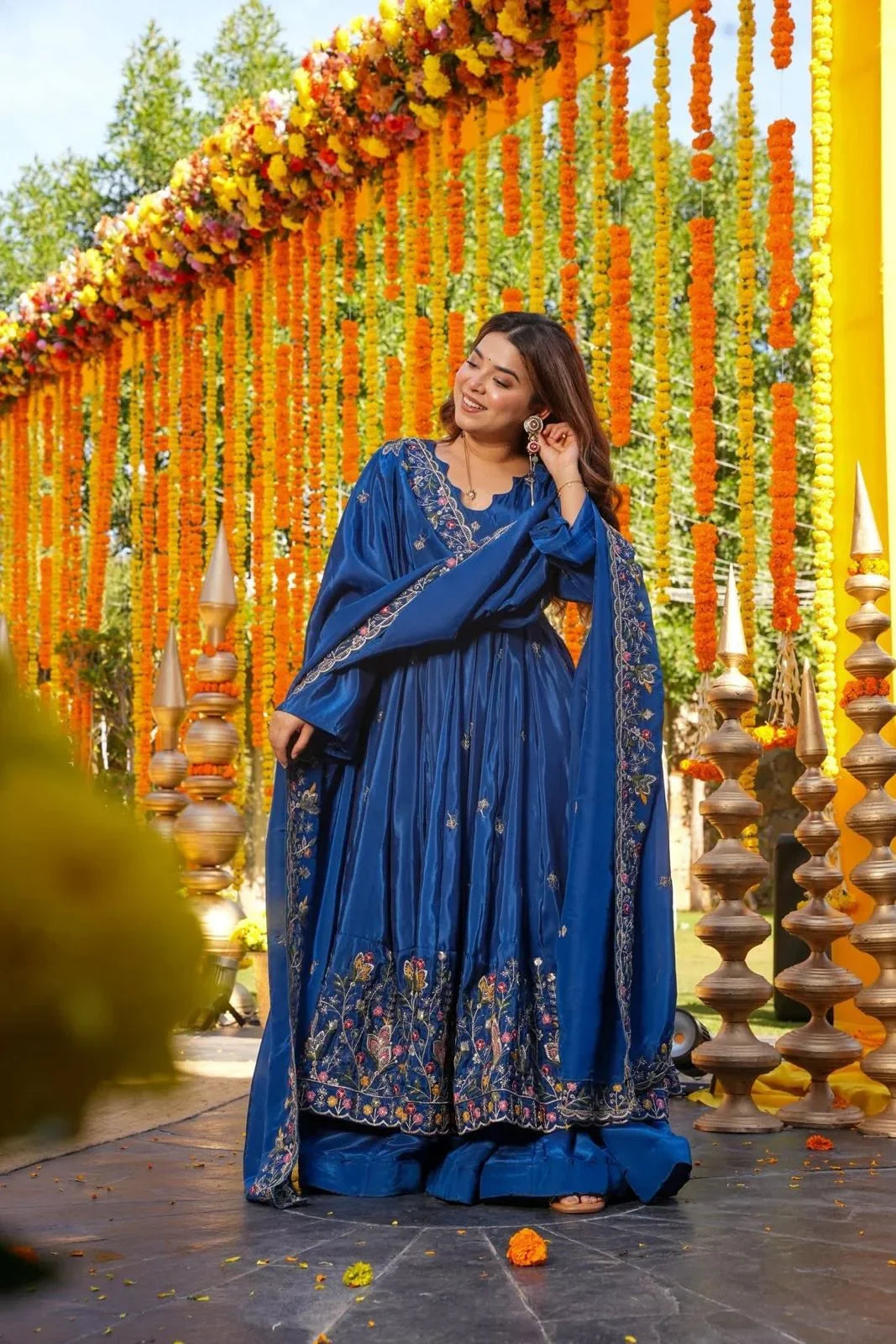 -54%   Amrapali Trend Aamani Floral Anarkali Anarkali Suit Set