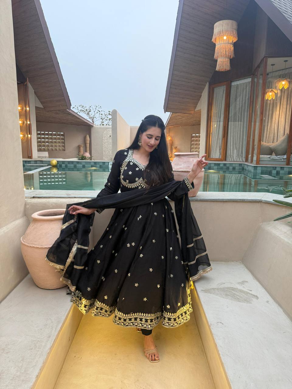 Amrapali Trend Elegant Party Wear Anarkali Suit | Heavy Flair Designer Collection