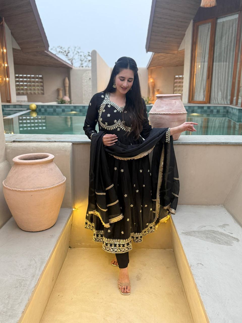Amrapali Trend Elegant Party Wear Anarkali Suit | Heavy Flair Designer Collection