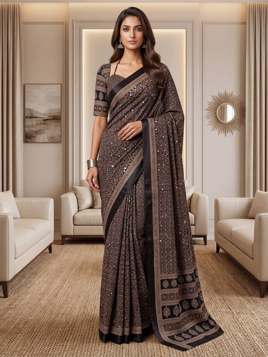 Black Ajrak Print Semi Modal Silk Saree with Heavy Mirror Work and Designer Border
Premium Black Ajrak Semi Modal Silk Saree for Wedding and Festive Wear
Traditional Black Ajrak Saree with Real Mirror Work and Viscose Latkan Pallu
Elegant Black Ajrak Silk Saree for Party Wear and Special Occasions
Designer Black Ajrak Print Saree with Unstitched Blouse Piece
Luxury Semi Modal Silk Black Ajrak Saree with Handcrafted Mirror Work
Women's Black Ajrak Saree with Traditional Print and Rich Pallu Border
Premium Pa